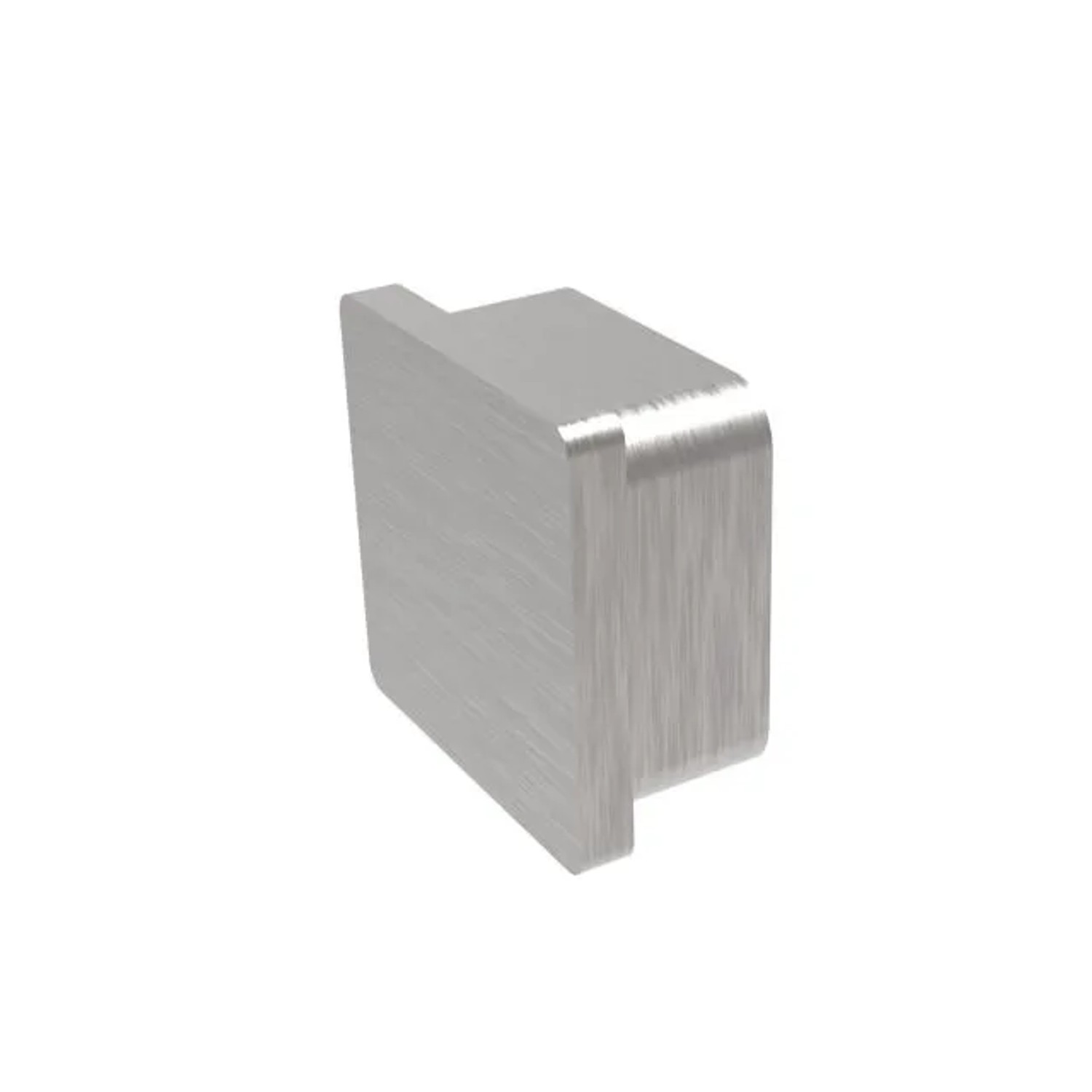 FeNau Endkappe Für Rohr 50x50x2 mm Zum Kleben V2A