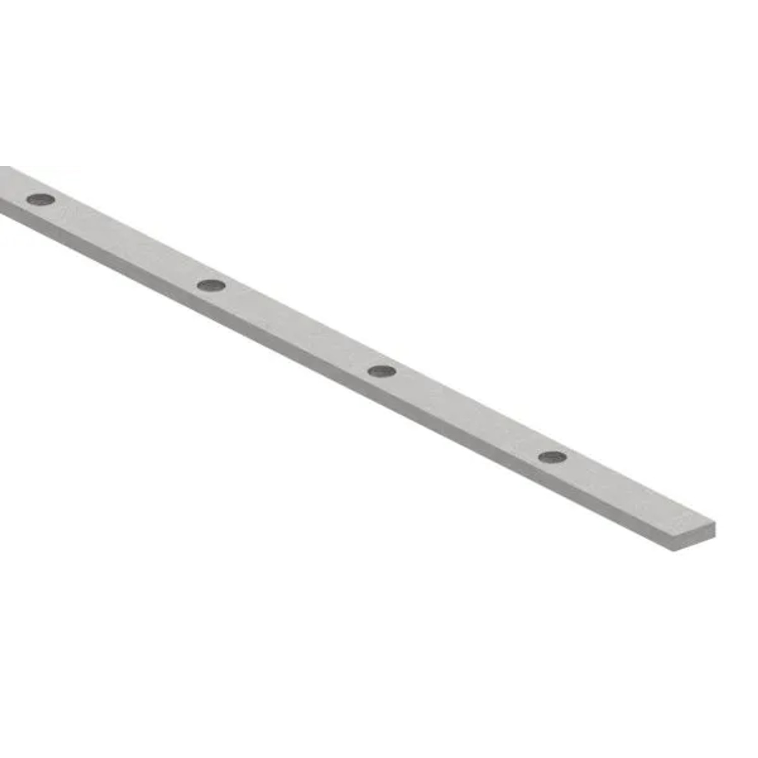 FeNau Flacheisen Gelocht Länge 3000 mm 24 Lochungen Stahl Roh S235JR