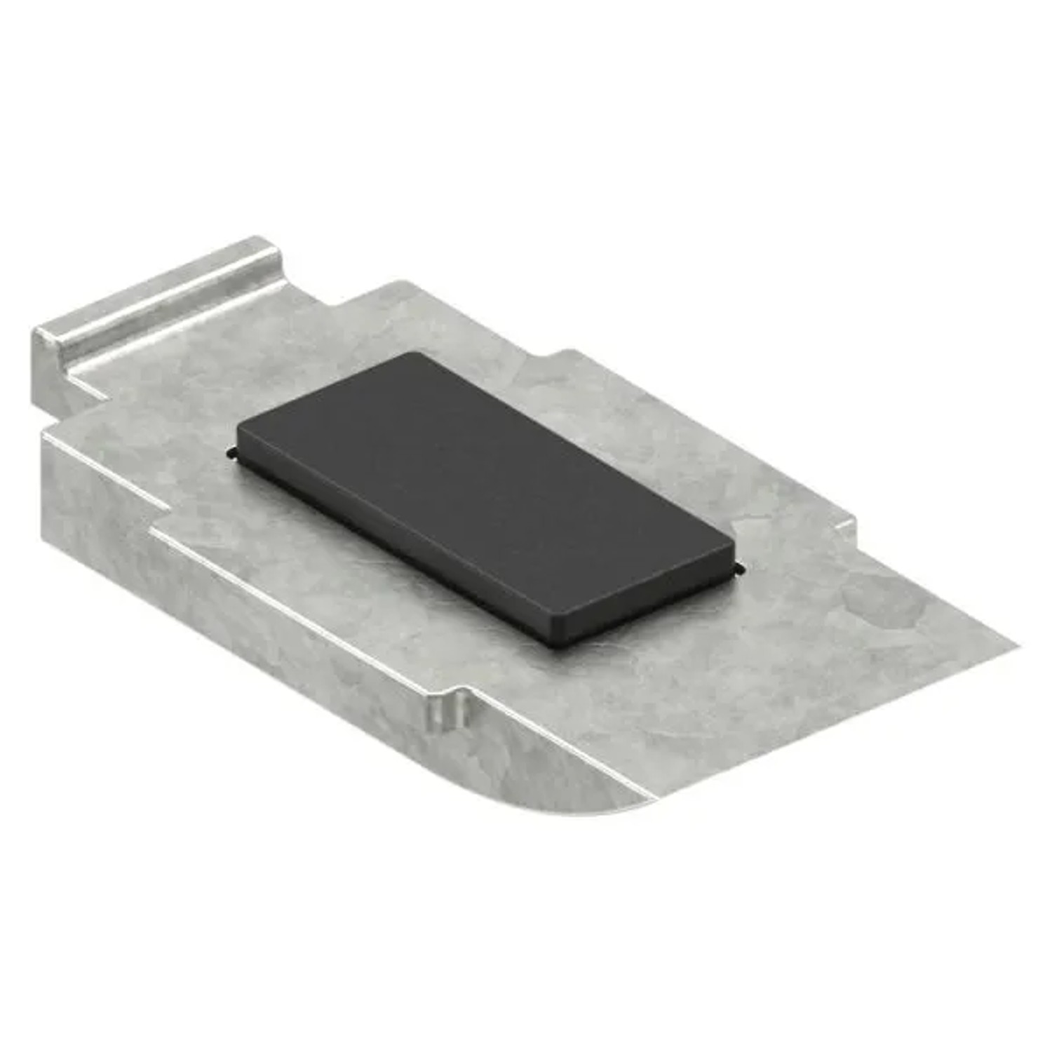 FeNau 1 Sicherungsboden Zu Glasklemme 63x45x30 mm AbZ Edelstahleffekt
