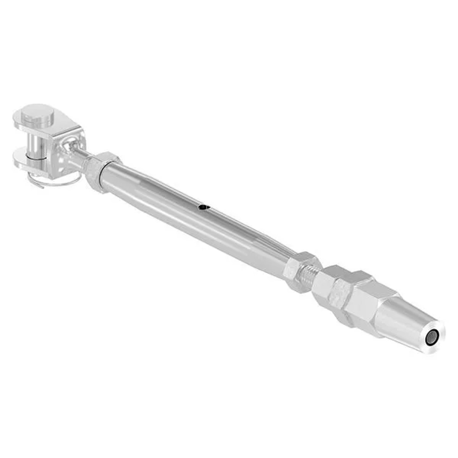 FeNau Wantenspanner Gabel/Seilhalter Für Seil Ø 5 mm V4A