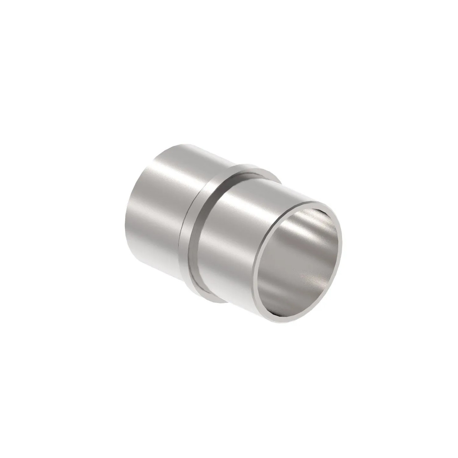 FeNau Handlaufverbinder V2A Für Rohr Ø 42,4x2 mm Geschliffen