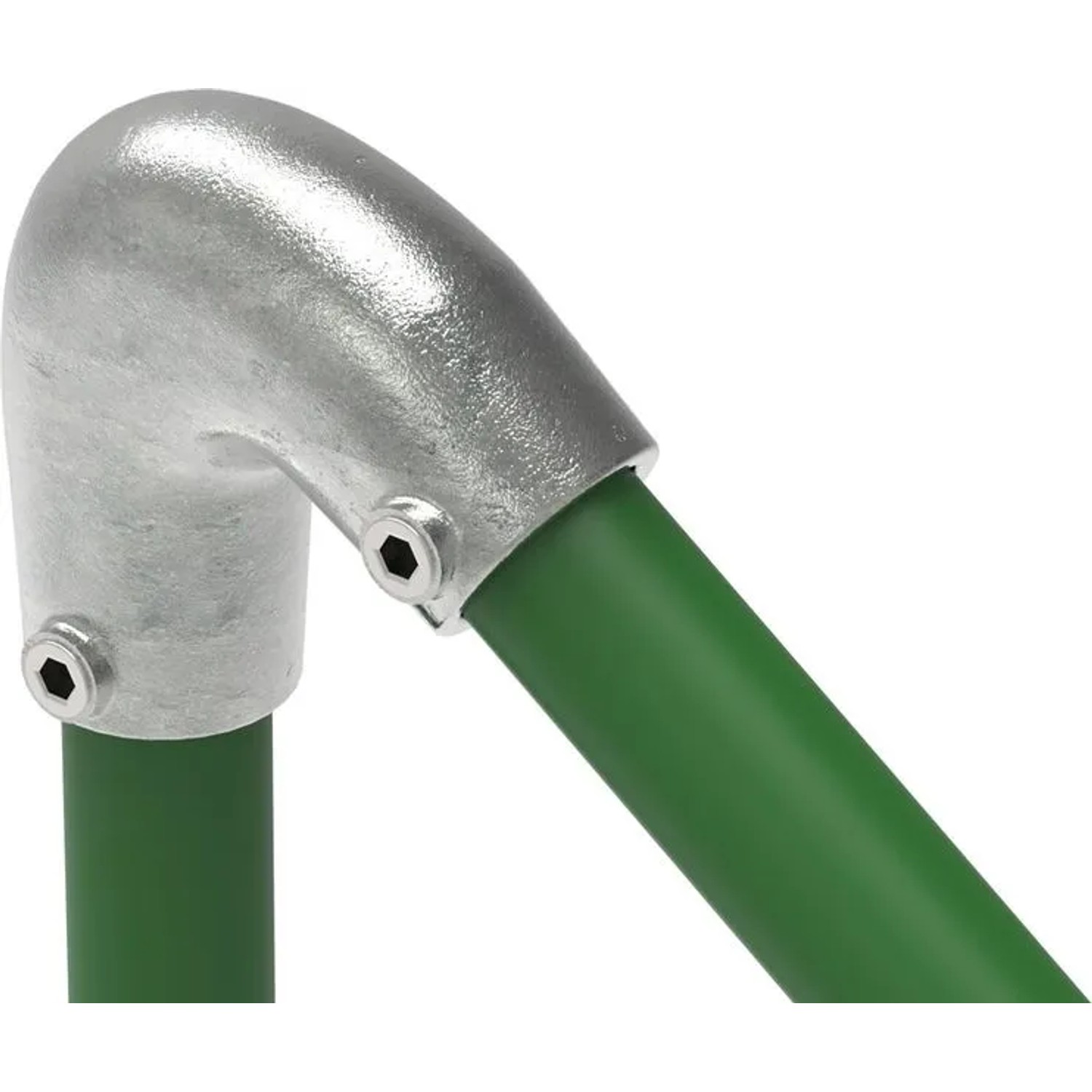 FeNau Rohrverbinder Bogen Variabel 40-70 Grad Ø 33,7 mm 1 Zoll Temperguss Verzinkt 123B34