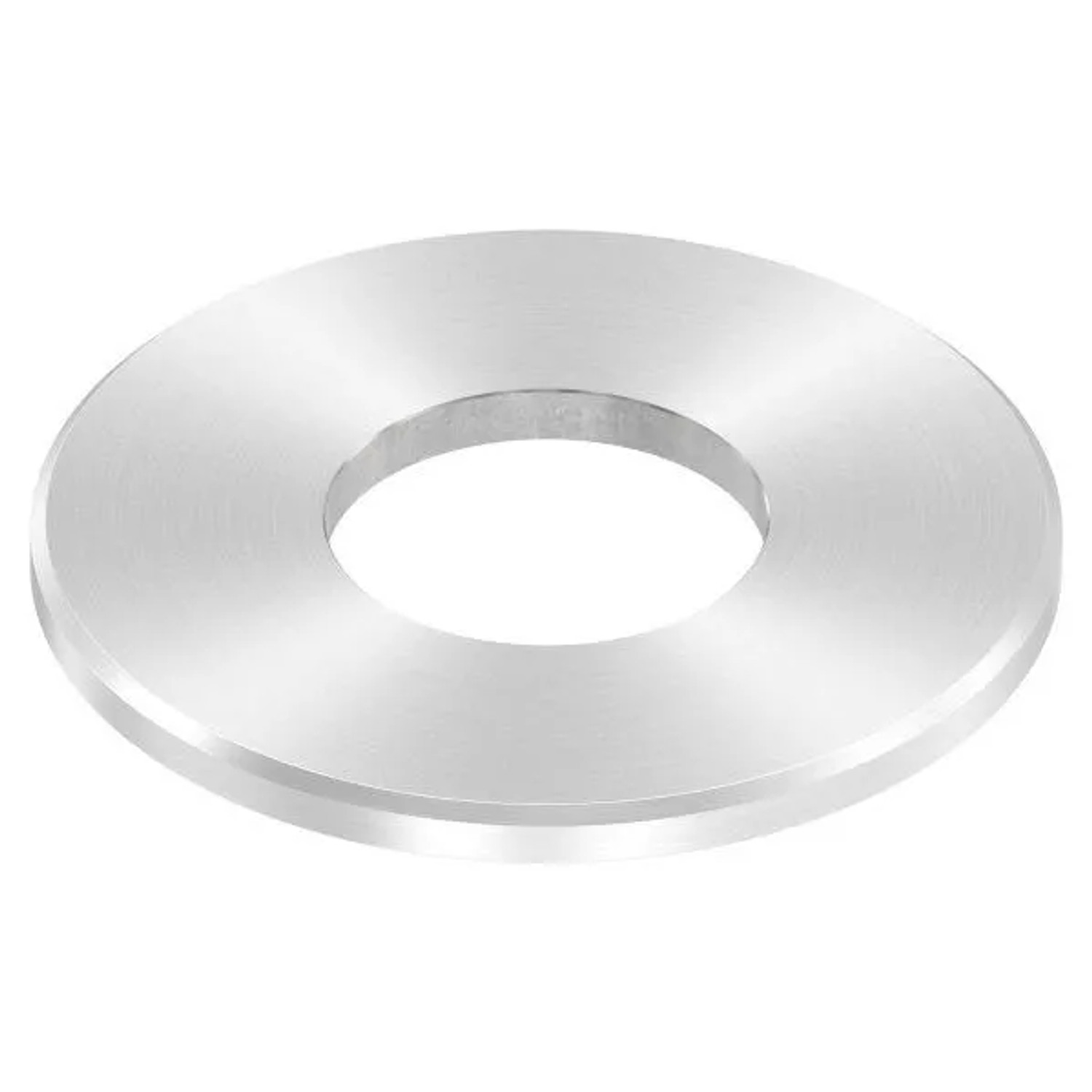 FeNau Ankerplatte Maße 100x6 mm Rundschliff + Fase Und Mittelbohrung V2A