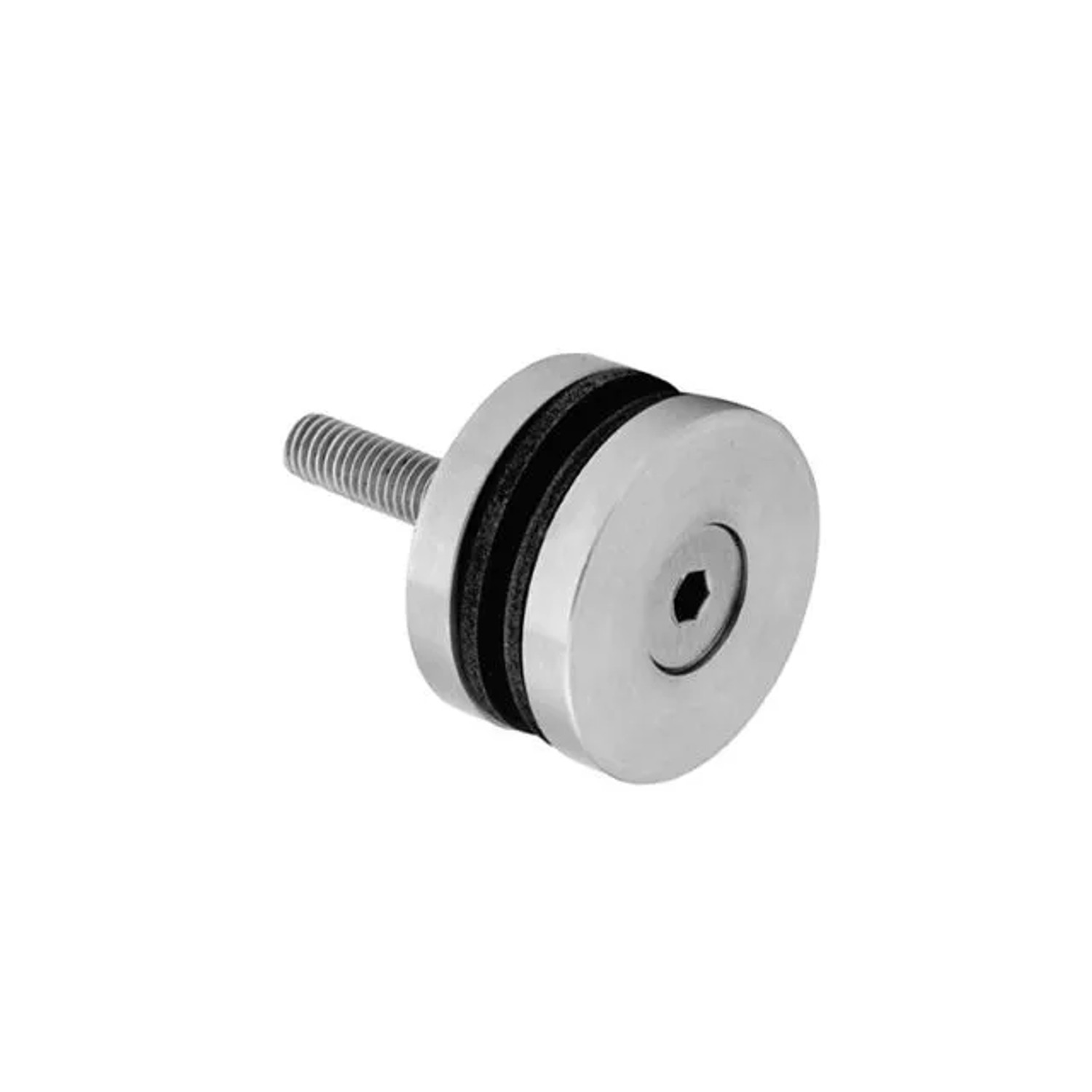 FeNau Glaspunkthalter Ø 40 mm V2A Anschluss Flach Klemmbereich Bis 17,52 mm