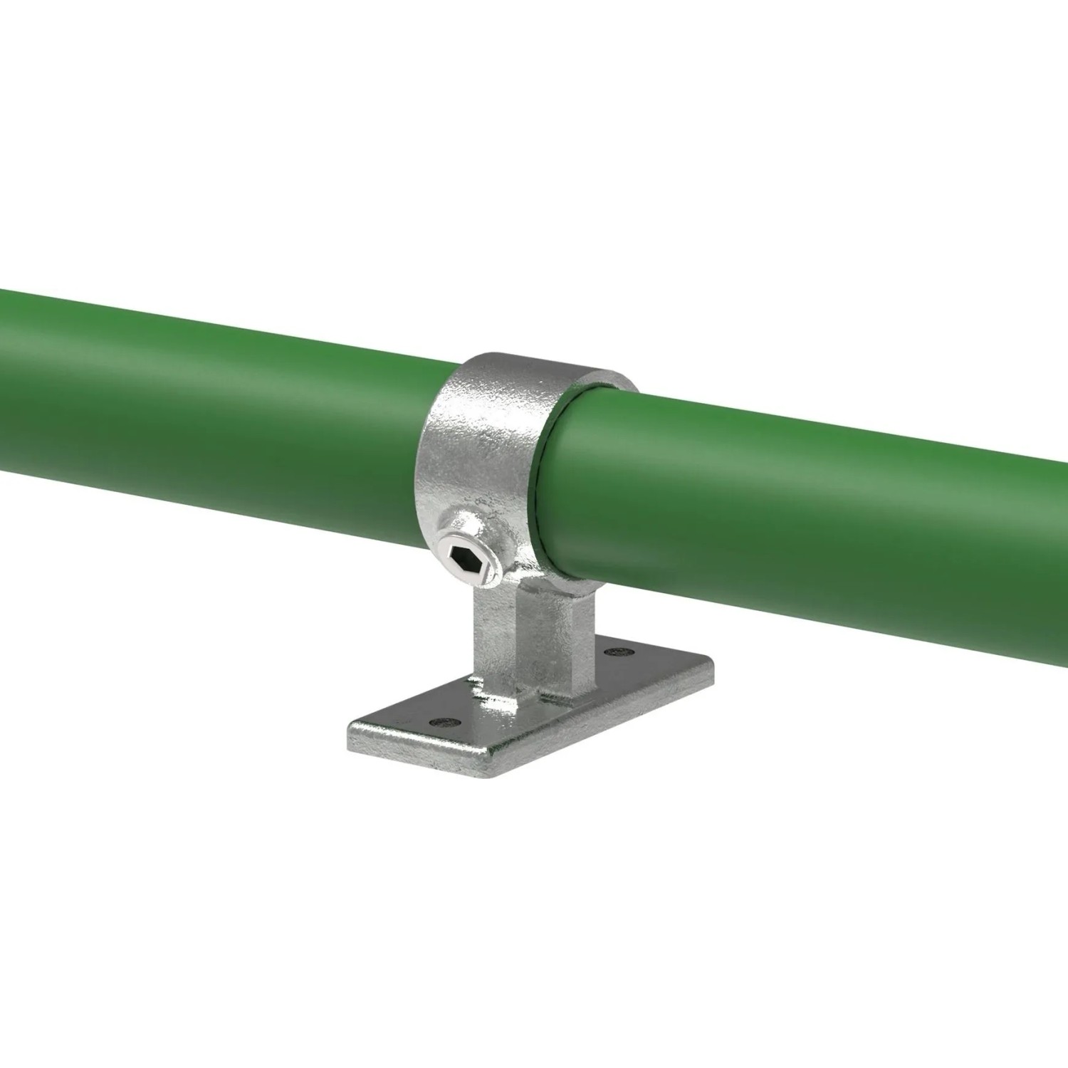 FeNau Rohrverbinder Handlaufhalterung Ø 17,2 mm 3/8 Zoll Temperguss Verzinkt 143S17