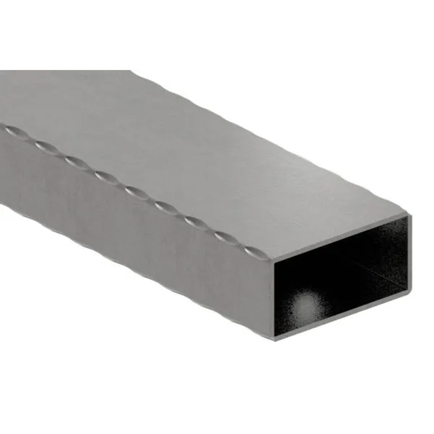 FeNau Rechteckrohr Gehämmert 80x40x2,5 mm 6000 mm Stahl S235JR Roh