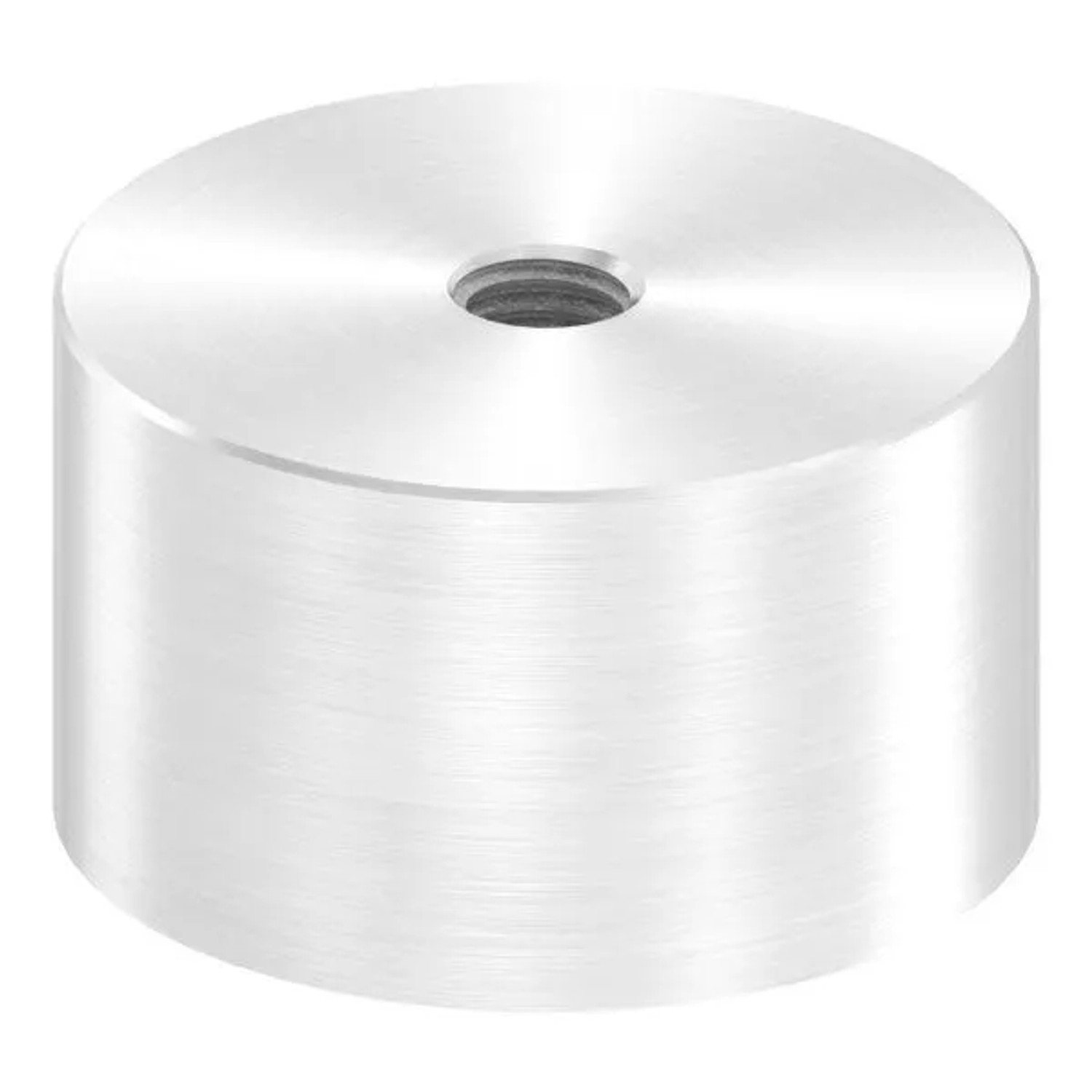 FeNau Unterteil Glaspunkthalter Edelstahl V2A Ø 52 mm T 30 mm M10 Innengewinde