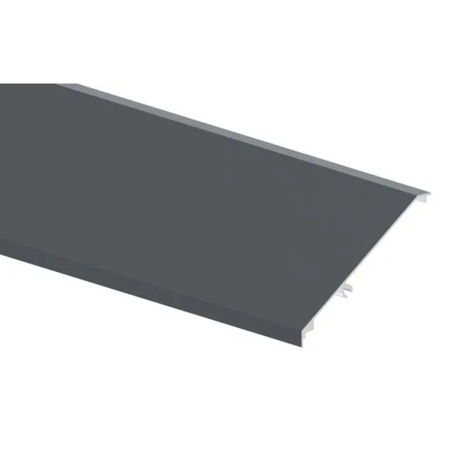 FeNau Vordachabdeckung Aluminium Pulverbeschichtet L 1805 mm RAL 7016