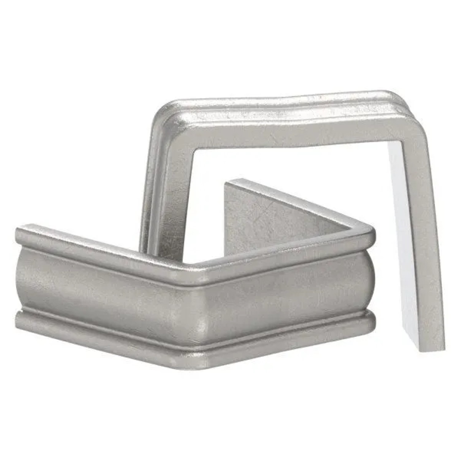 FeNau Bund 1 Stück Material 12x3 mm Innenmaß 24x25 mm Stahl Roh S235JR