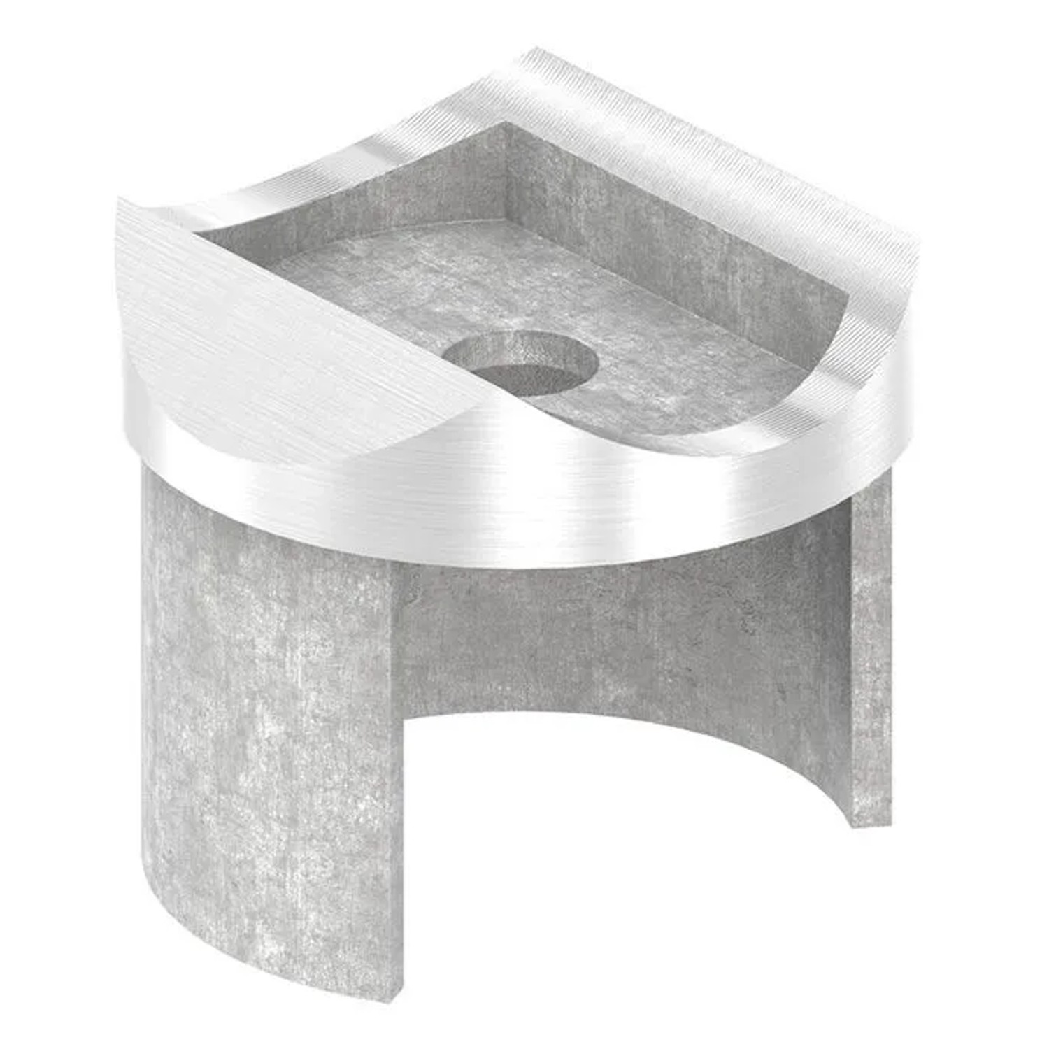 FeNau Adapter Für Nutrohr Ø 48,3 mm V4A