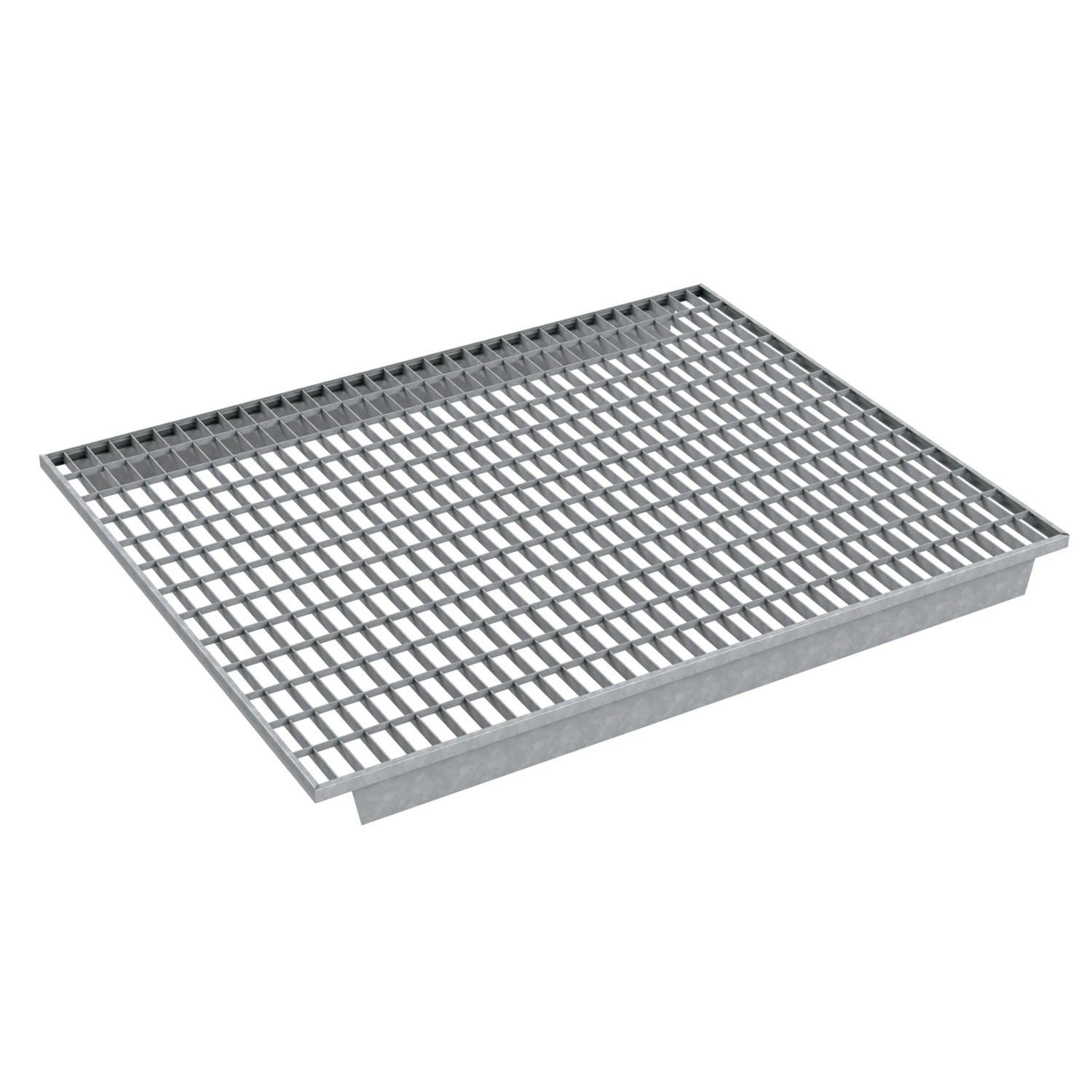 FeNau Fachbodenmodul Maße 880x1050x20 mm Last 800 kg S235JR Im Vollbad Feuerverzinkt