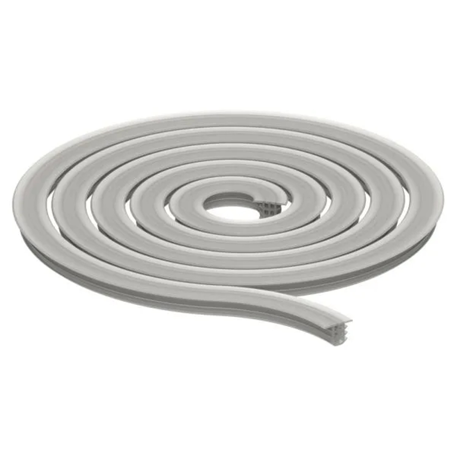 FeNau Zwischendichtung Silikon L 3000 mm Für Glas 17,52-21,52 mm Spaltmaß 12 mm