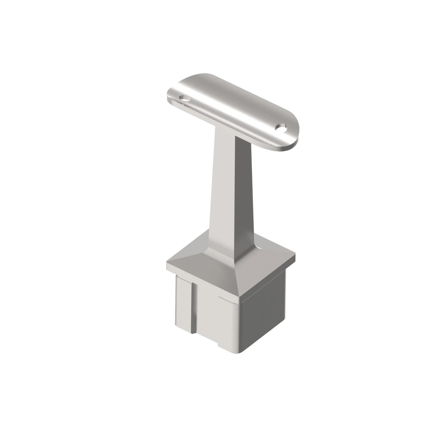FeNau Handlaufhalter Für Vierkantrohr 40x40x2 mm V4A Für Rohr 42,4mm