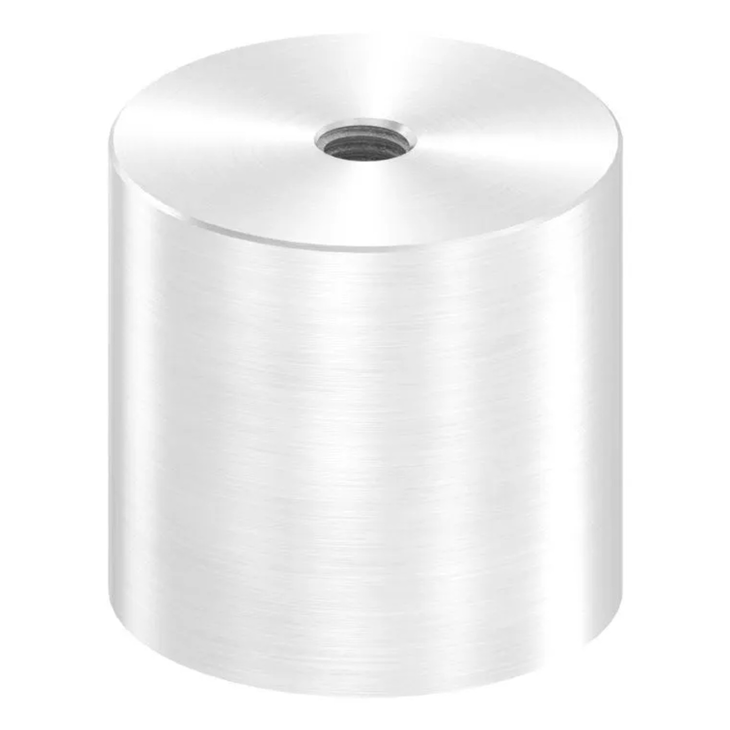 FeNau Glaspunkthalter Unterteil Edelstahl V2A Ø 52 mm T 50 mm M10 Geschliffen Korn 240