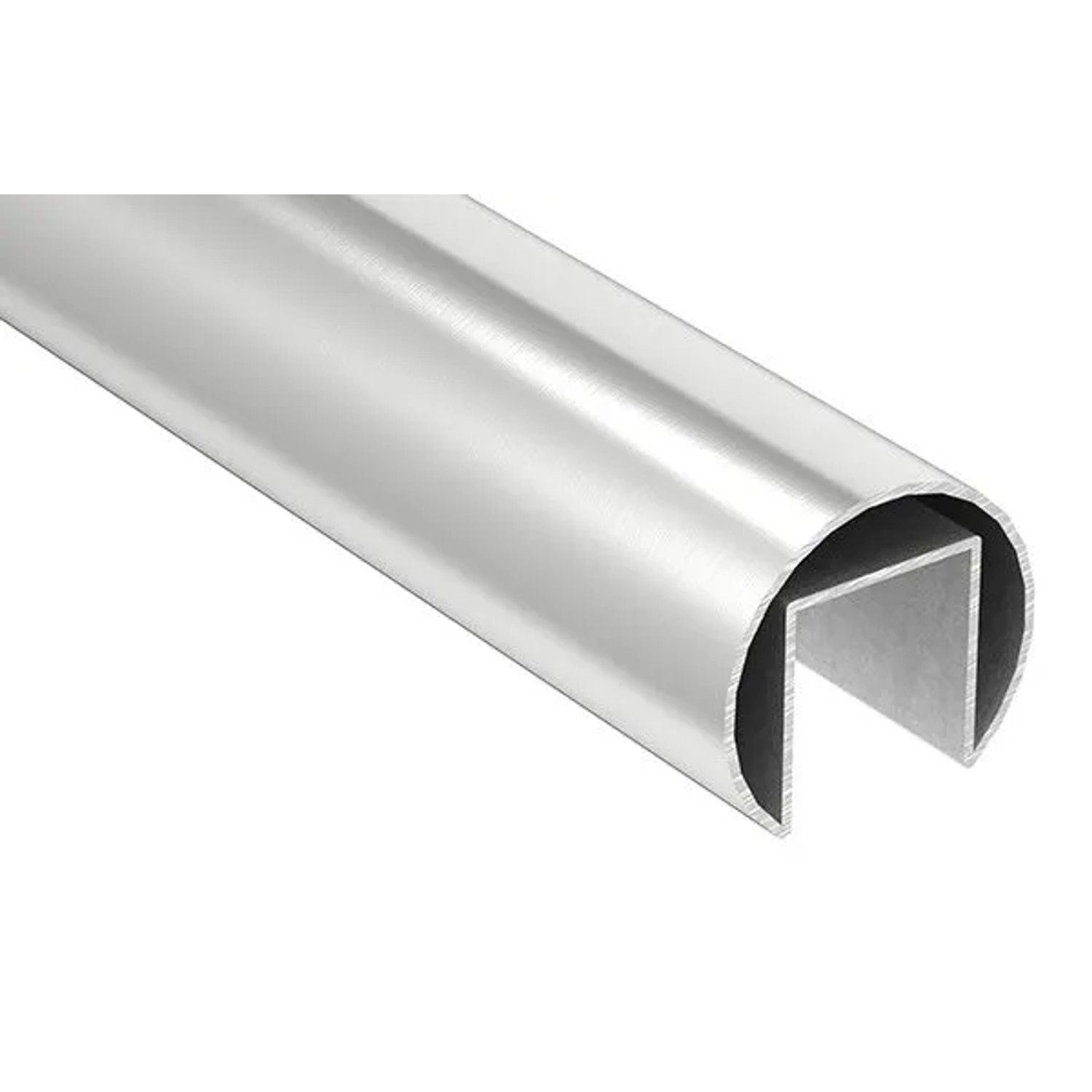 FeNau Nutrohr Maße Ø 48,3x1,5 mm Mit Nut 27x30 mm Länge 6000 mm V2A Edelstahl