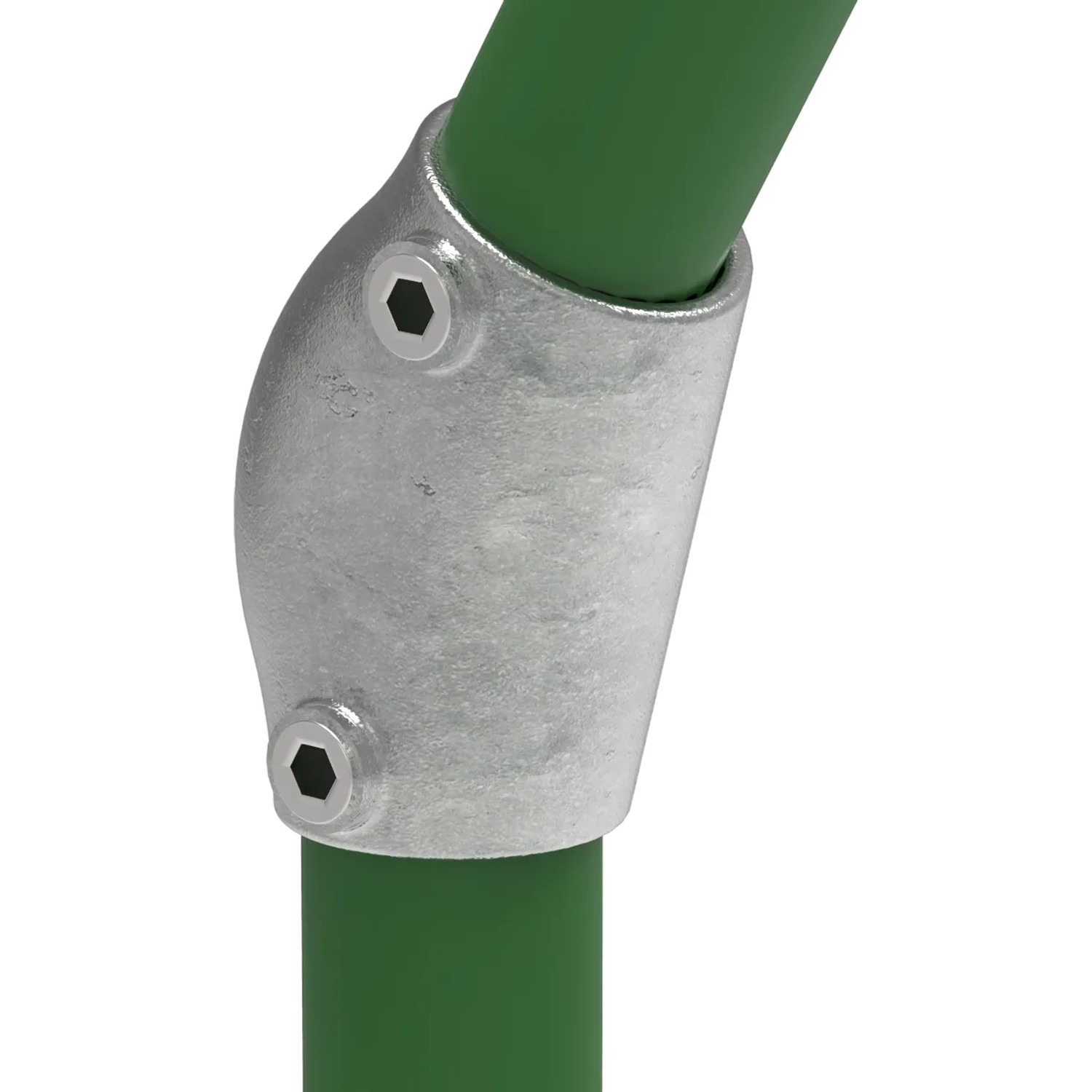 FeNau Rohrverbinder Bogen Variabel 15-60 Grad Ø 48,3 mm 1 1/2 Zoll Temperguss Verzinkt 124D48