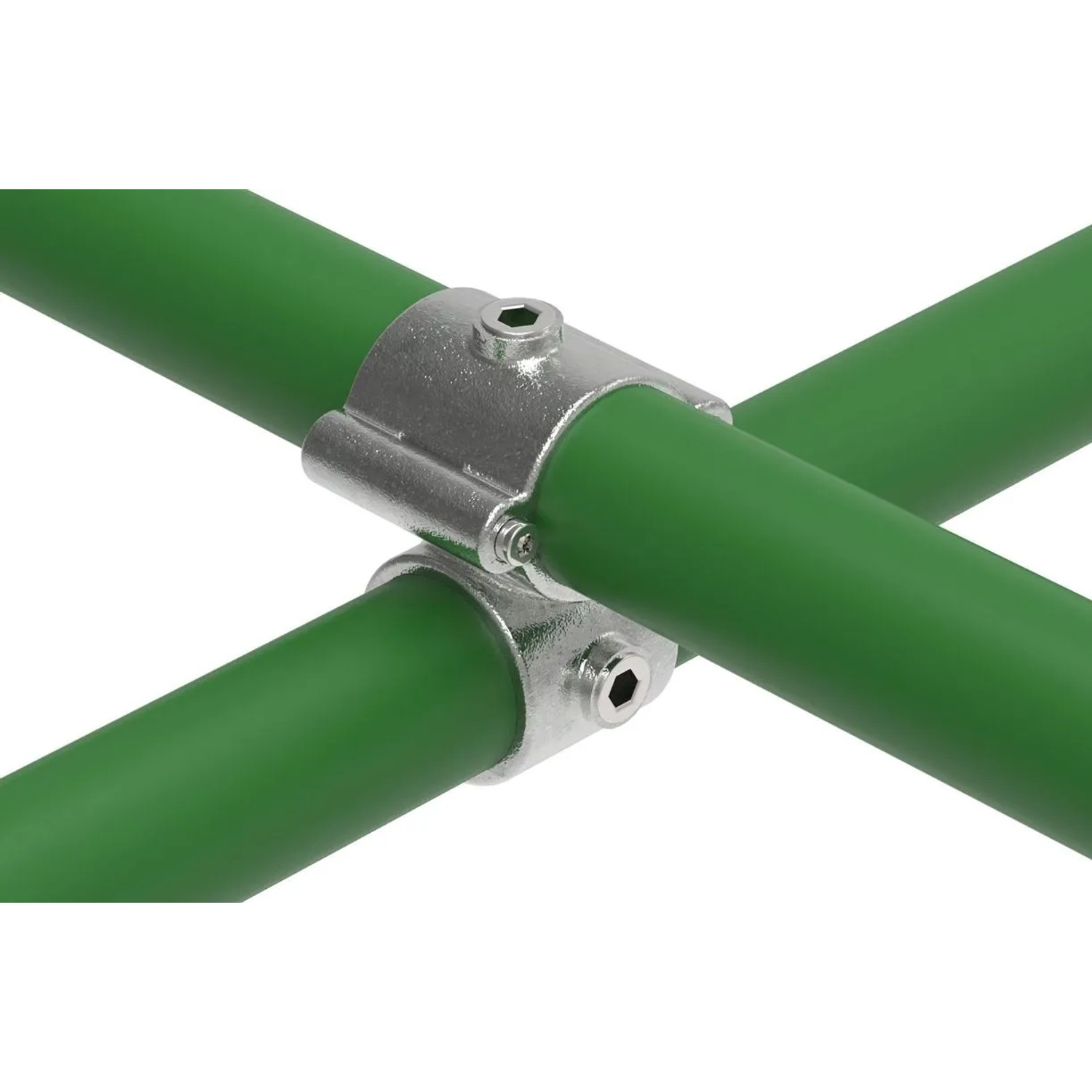 FeNau Rohrverbinder Kreuzstück 90 Grad Ø 42,4 mm 1 1/4 Zoll Temperguss Verzinkt 137C42