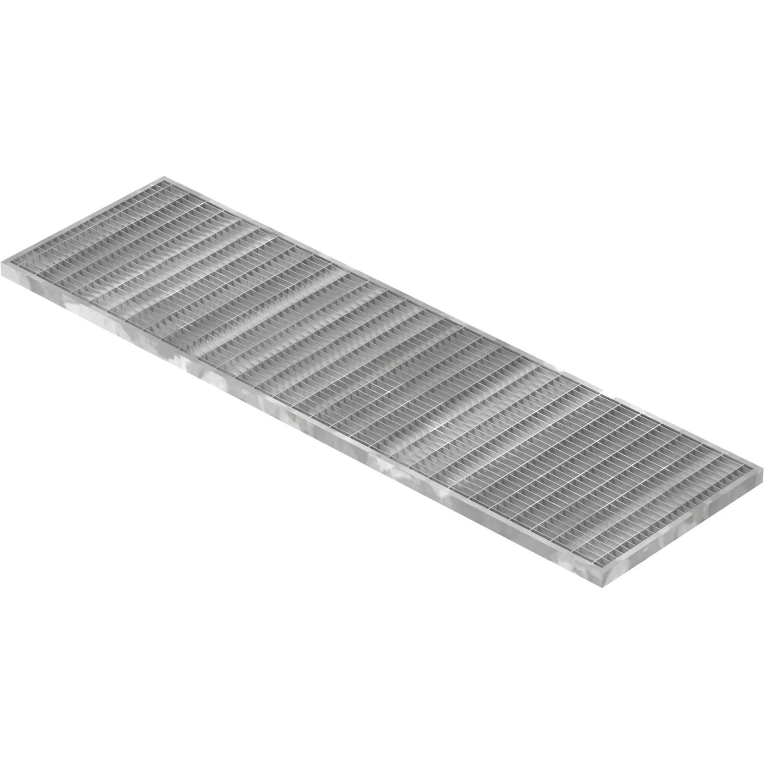 FeNau Lichtschachtrost Baunormrost Maße 290x990x20 mm 30/10 mm Aus S235JR St37-2 Im Vollbad Feuerverzinkt