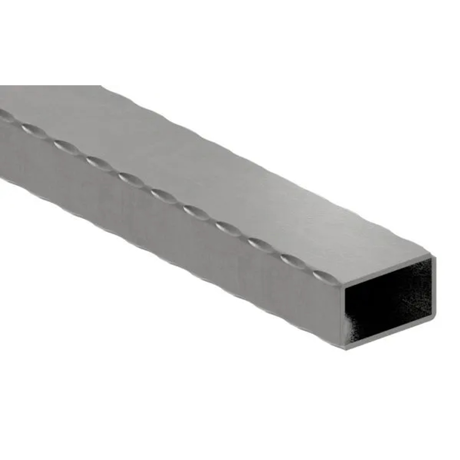 FeNau Rechteckrohr Gehämmert 50x30x2,5 mm Länge 6000 mm Stahl S235JR Roh