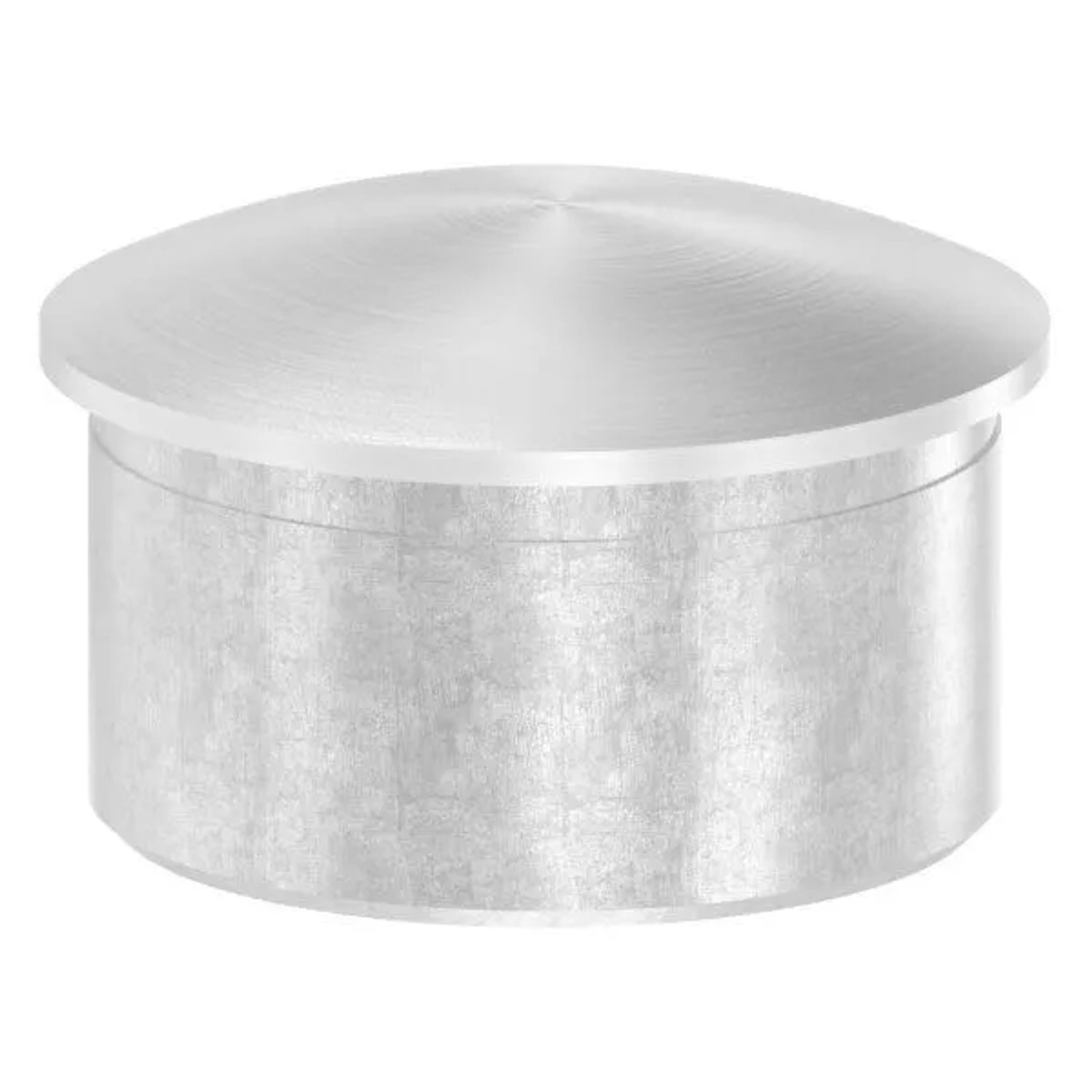 FeNau Einsteckkappe V2A Für Rohr Ø 42,4 mm 2,0 mm Wandstärke Gewölbt Zum Einkleben
