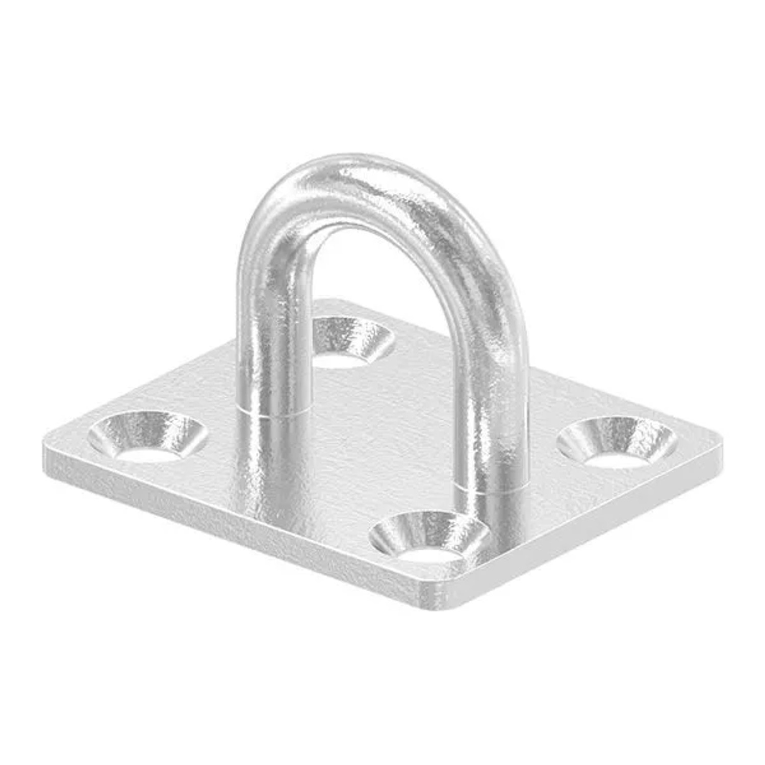 FeNau Befestigungsöse Ø Öse 5 mm Platte 35x30 mm V4A