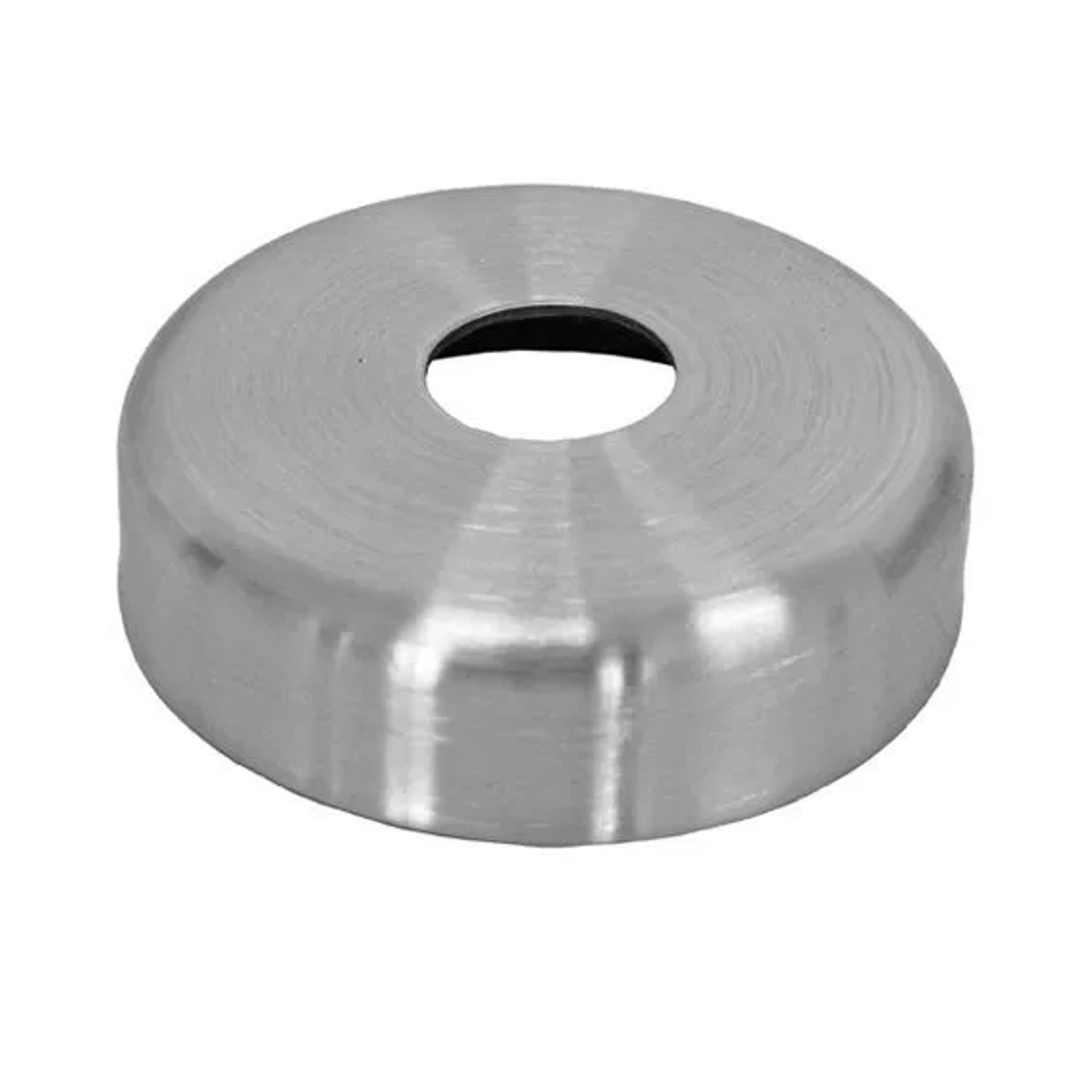 FeNau Abdeckrosette Edelstahl AISI 304 Ø 105 mm Für Rohr Ø 42,4 mm Geschliffen