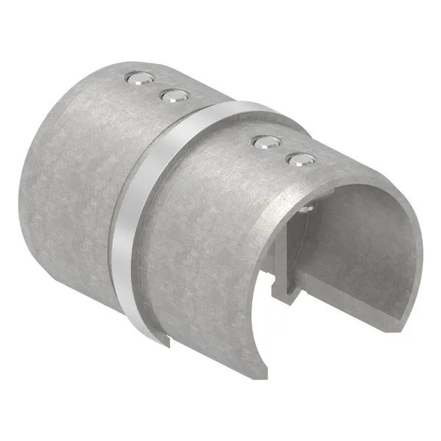 FeNau Verbinder Für Nutrohr Ø 48,3 mm V2A