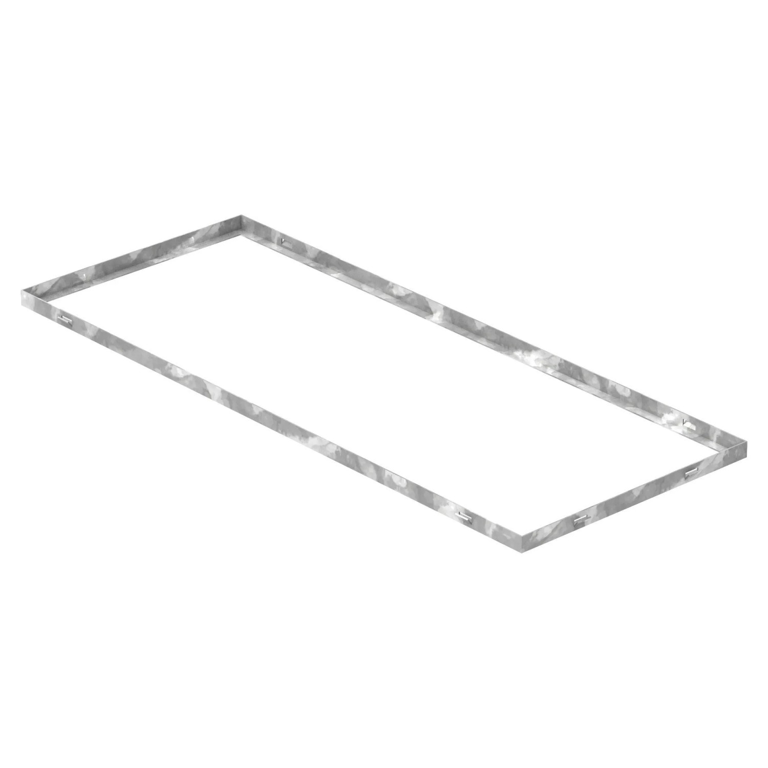 FeNau Zarge Maße 400x1000x23 mm Für Rosthöhe 20 mm Aus S235JR St37-2 Bandverzinkt