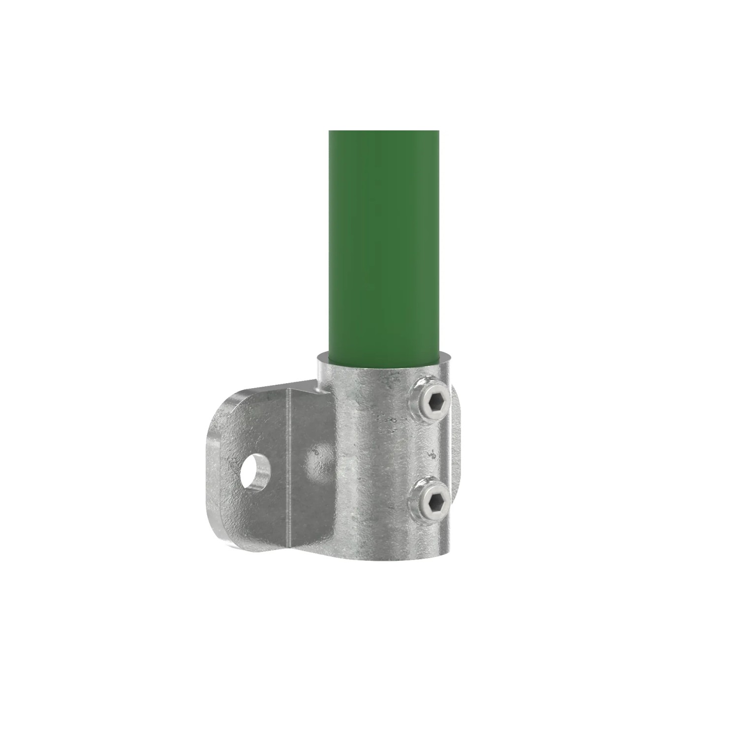 FeNau Rohrverbinder Wandhalter Massiv Ø 48,3 mm 1 1/2 Zoll Temperguss Verzinkt 246D48