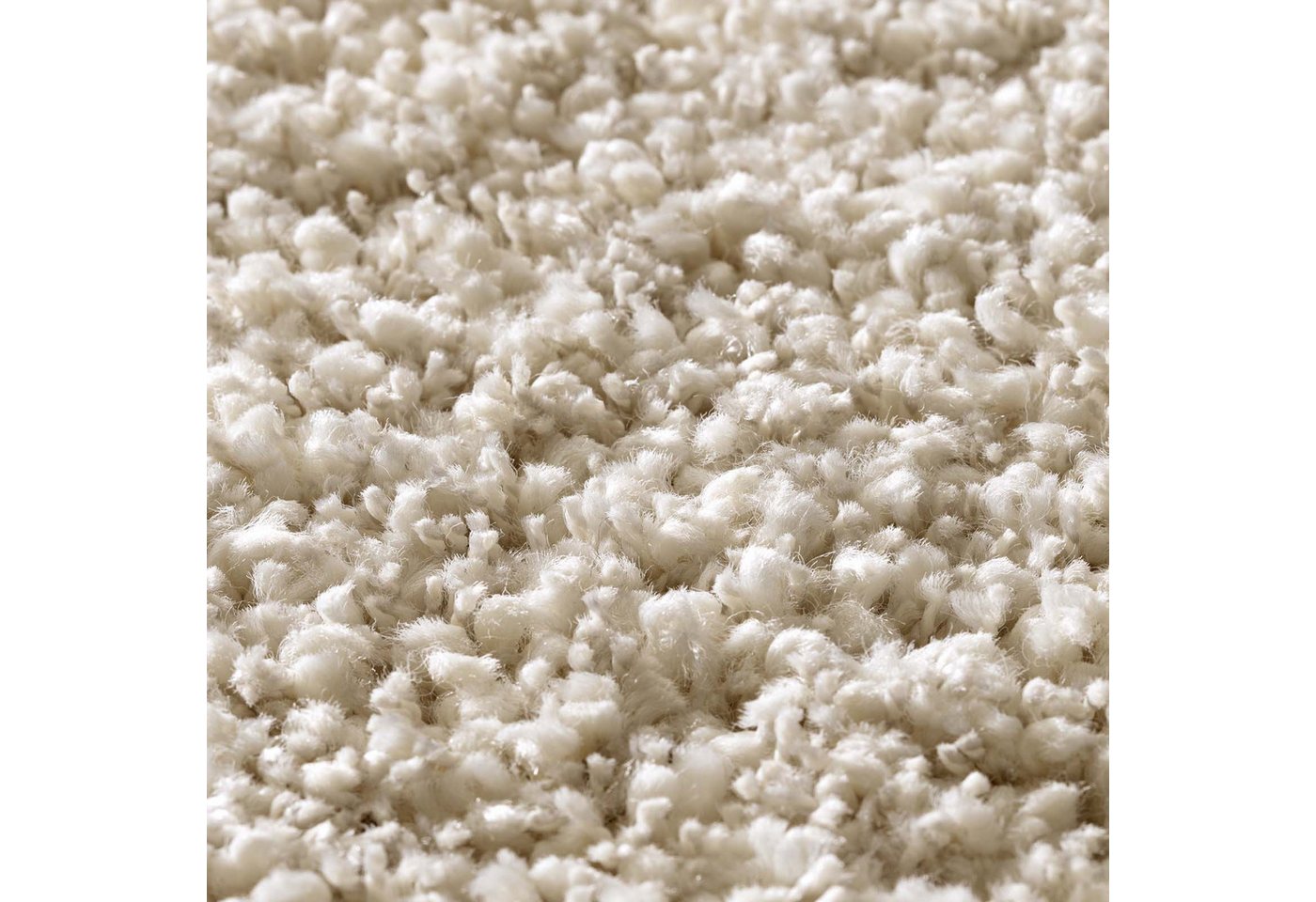 TaCa Home Langflor-Teppich Shaggy Teppich Langflor, rechteckig, Höhe: 60 mm, Fußbodenheizung geeignet
