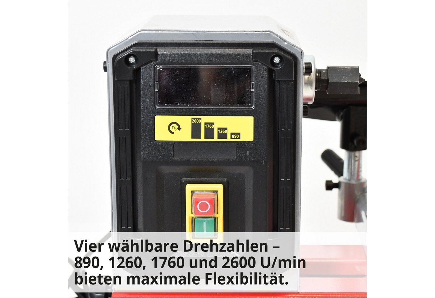 Hecht Drechselbank 8400 Holzdrehbank 400 W, (1-tlg), 4 Drehzahlen, M18-Spindel, inkl. Zubehör