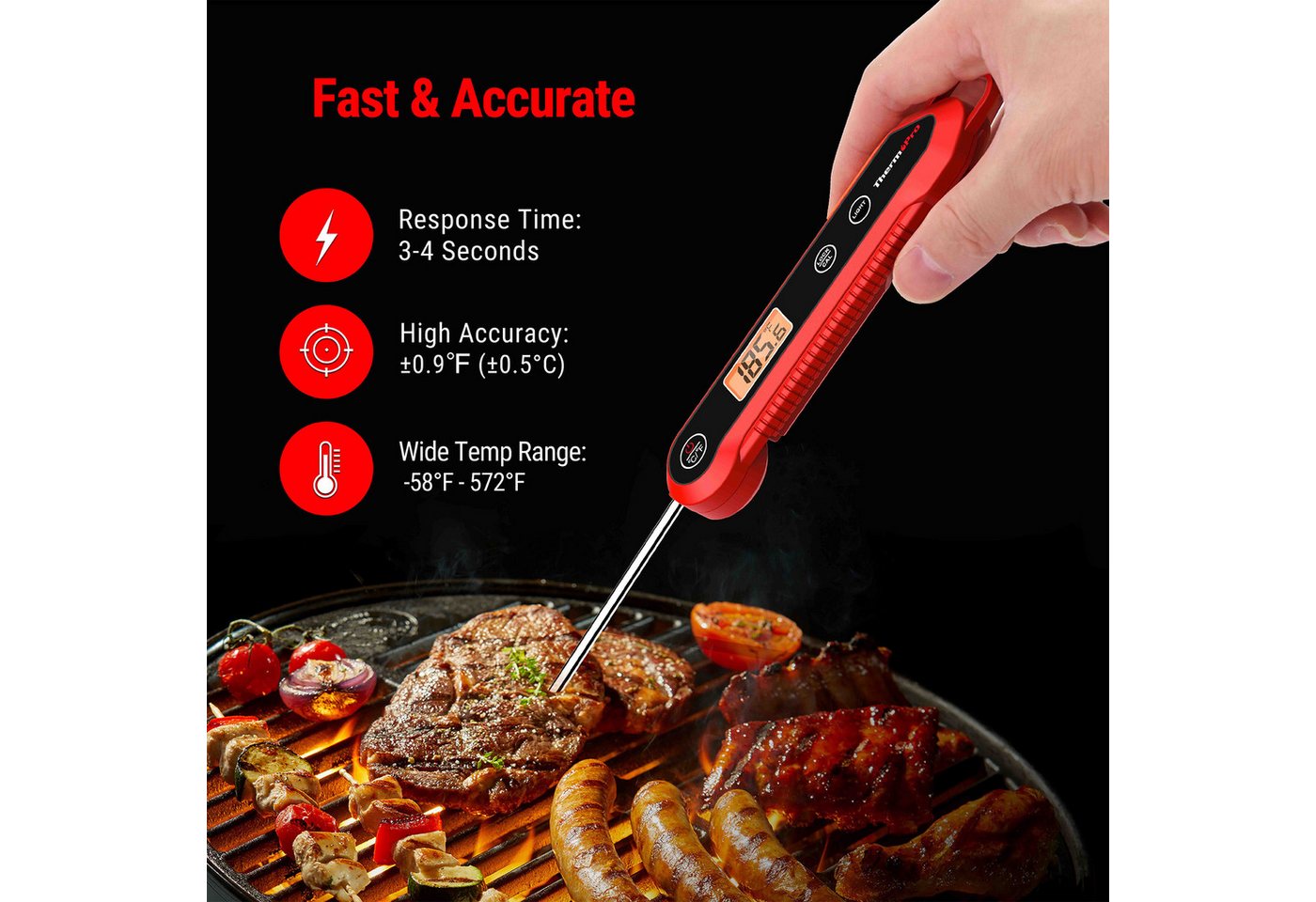 ThermoPro Grillthermometer TP03HW Bild 5