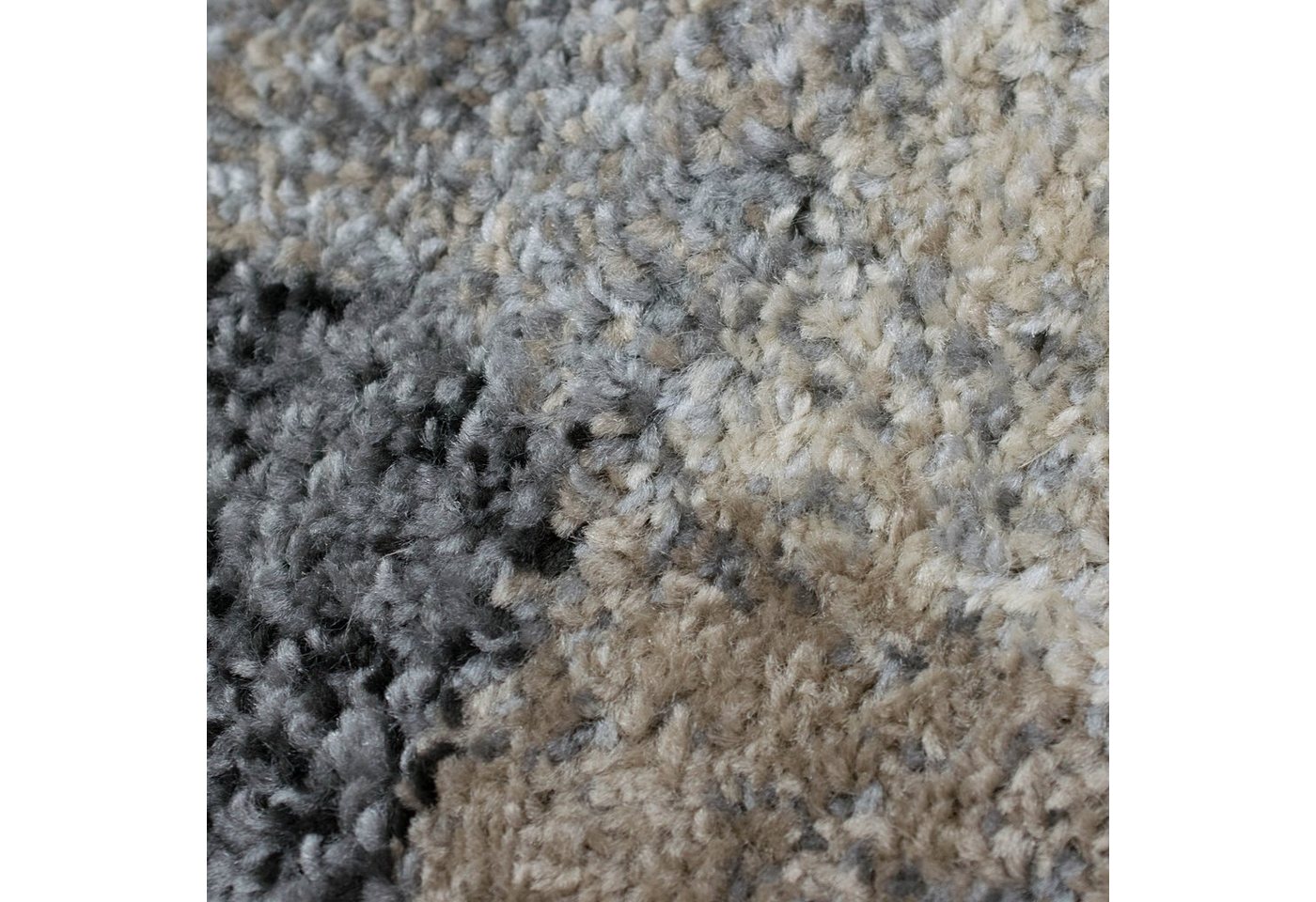 Carpetia Designteppich Modernes geometrisches Design, rechteckig, Höhe: 11 mm, pflegeleicht, strapazierfähig, für Fußbodenheizung geeignet