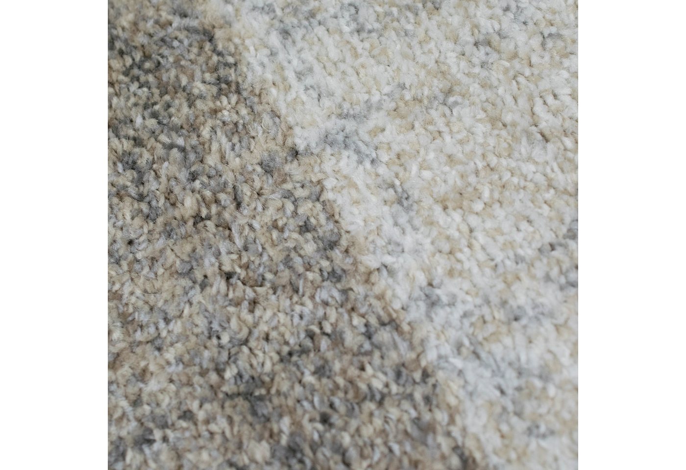 Carpetia Designteppich Modernes geometrisches Design, rechteckig, Höhe: 11 mm, pflegeleicht, strapazierfähig, für Fußbodenheizung geeignet Bild 4