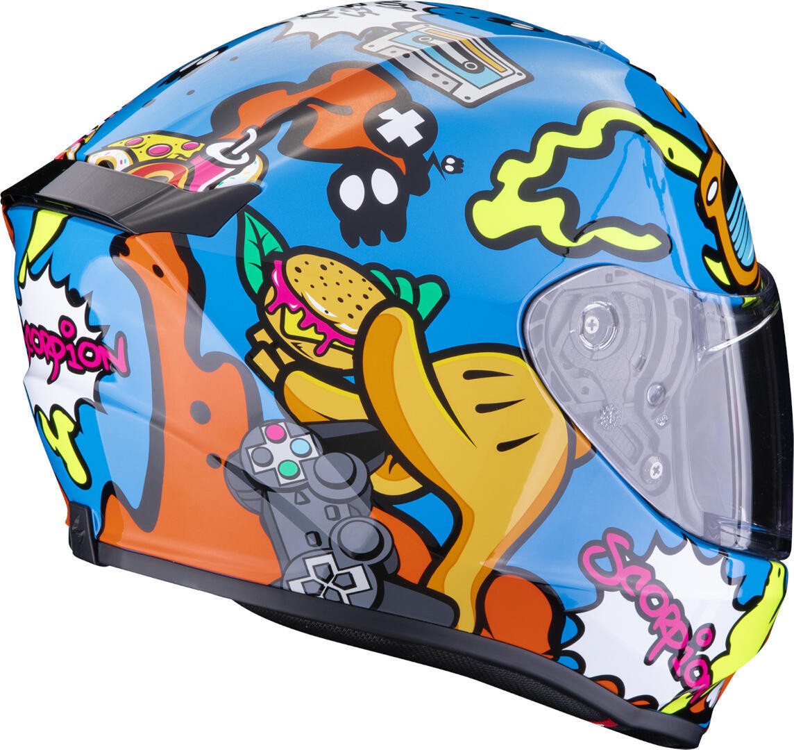 Scorpion Exo Motorradhelm Exo-JNR Air Fun Kinder Helm, Pinlock Bild 2