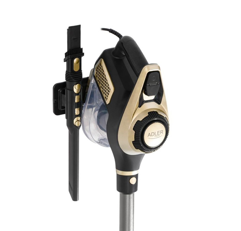 ADLER EUROPE Hand-und Stielstaubsauger AD 7083 Kabel-Staubsauger für Hartböden, Teppiche und Haushalt, 700 W, beutellos, leicht, starke Saugleistung, HEPA 13 Filter Fliesen Parket Bild 3