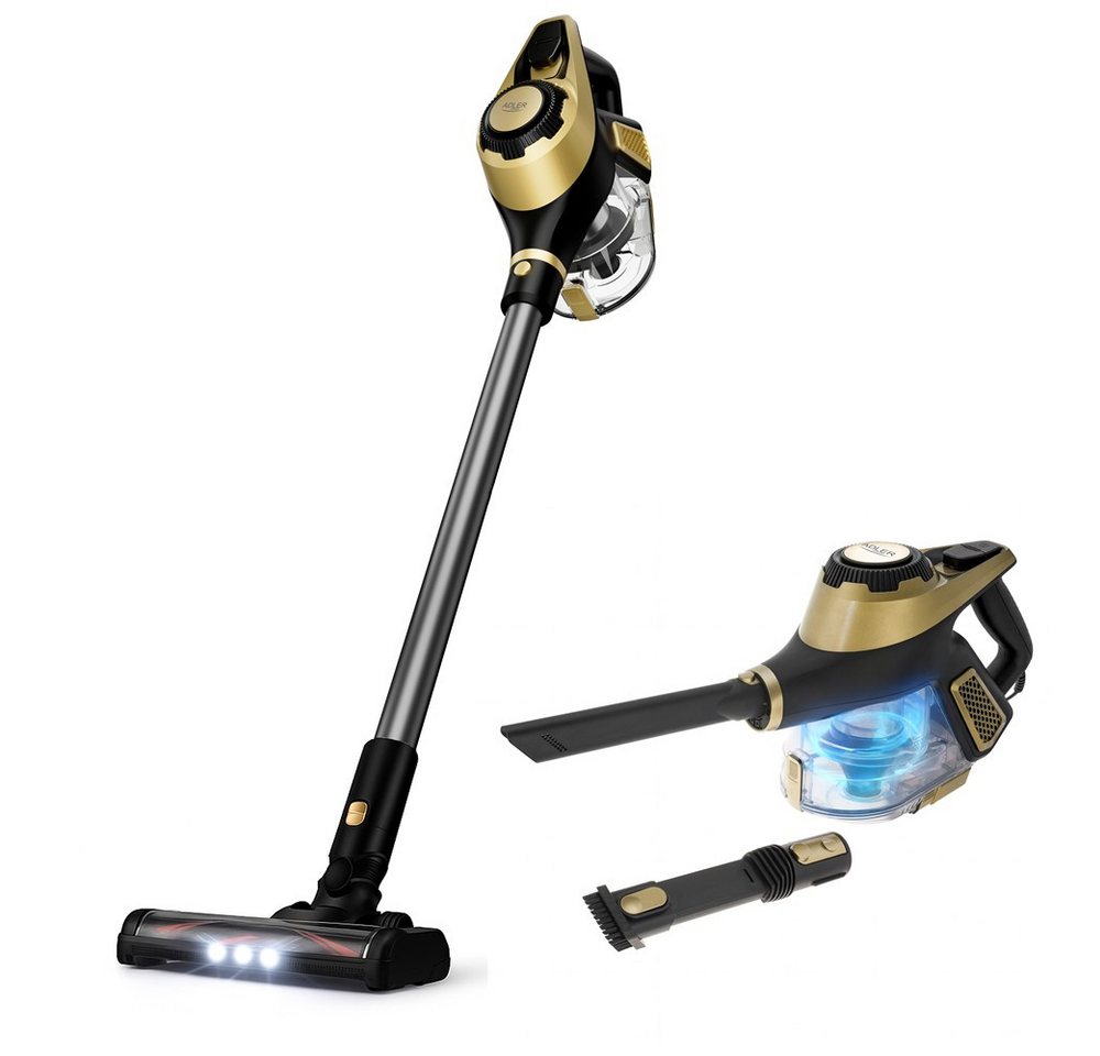 ADLER EUROPE Hand-und Stielstaubsauger AD 7083 Kabel-Staubsauger für Hartböden, Teppiche und Haushalt, 700 W, beutellos, leicht, starke Saugleistung, HEPA 13 Filter Fliesen Parket Bild 5