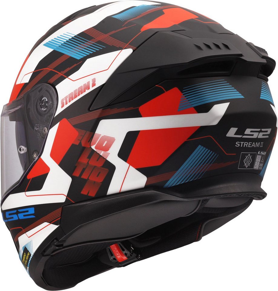 LS2 Motorradhelm FF808 Stream II Mika Helm, Reflektierende