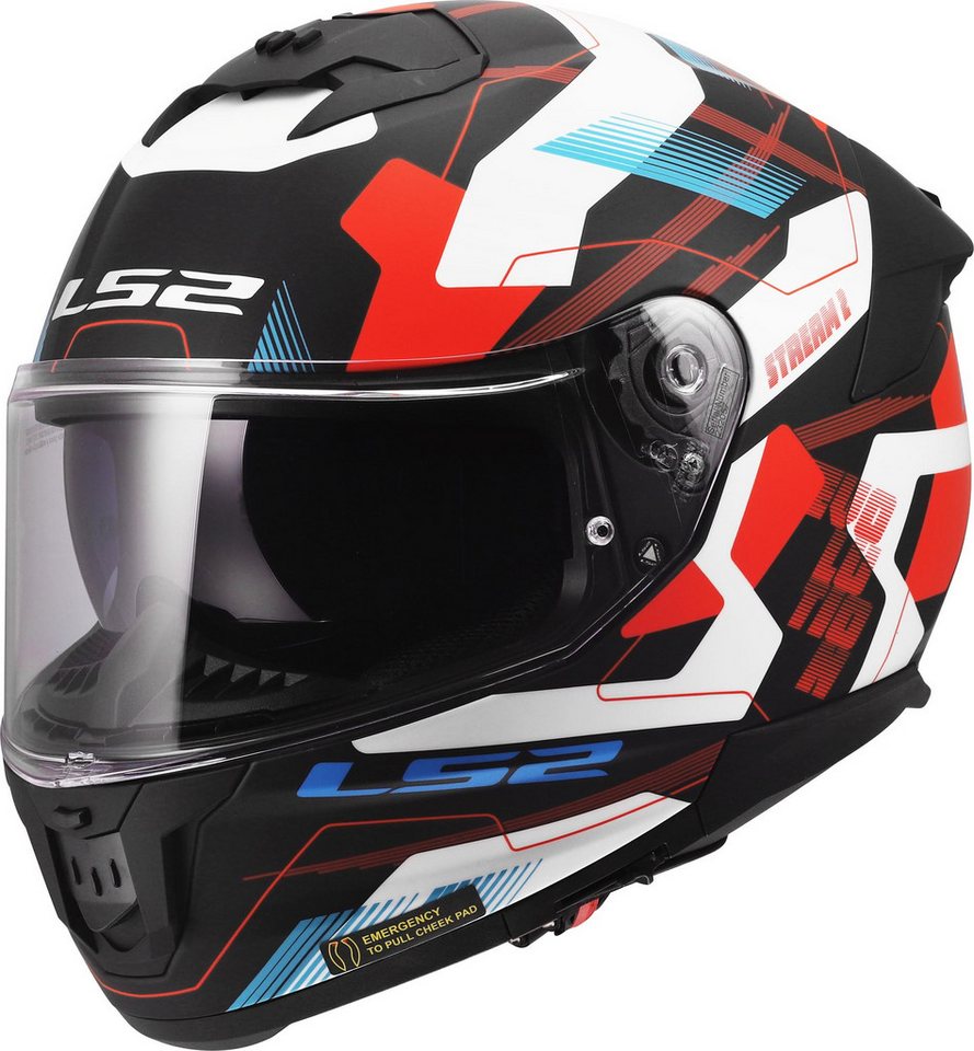 LS2 Motorradhelm FF808 Stream II Mika Helm, Reflektierende Bild 2