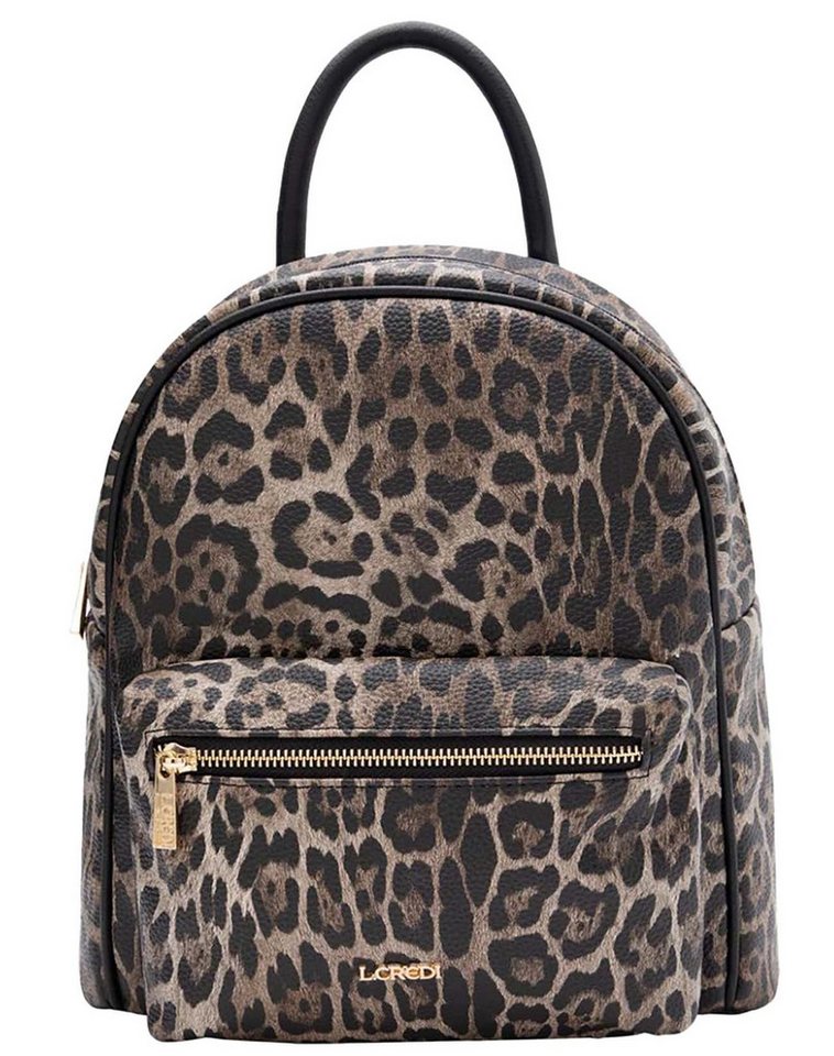 L. CREDI Cityrucksack L.CREDI Damen Rucksack PHAEDRA schwarz-mix Bild 3