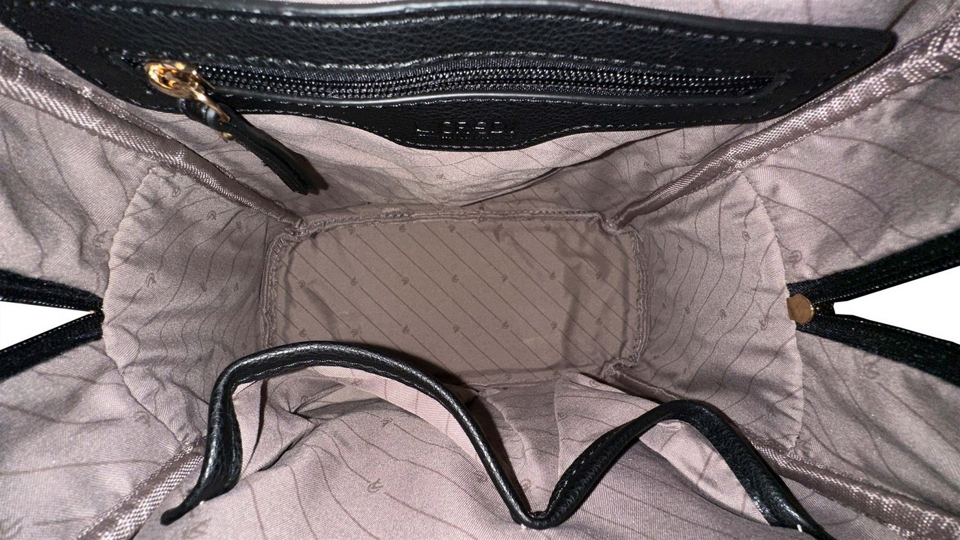 L. CREDI Cityrucksack L.CREDI Damen Rucksack PHAEDRA schwarz-mix Bild 4