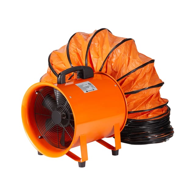 Mophorn - Portable Ventilator, 406.4mm Heavy Duty Zylinder Ventilator, 900w Abluftgebläse Mit 10m Schlauch, 5175cfm Industriegebläse Für Staub Und Rauch Entfernung