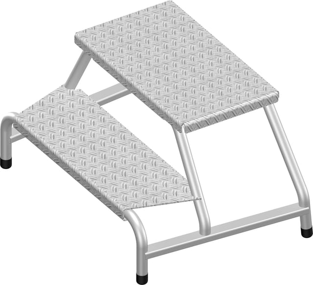 Layher 1075 Maschinentritt 2 Stufen
