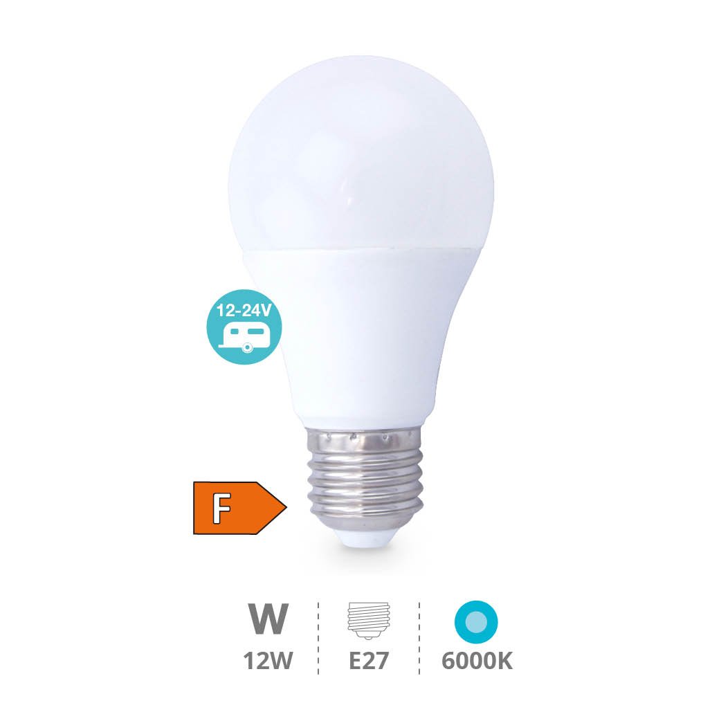 Standard-led-lampe 12 W E27 6000 K 12–24 V