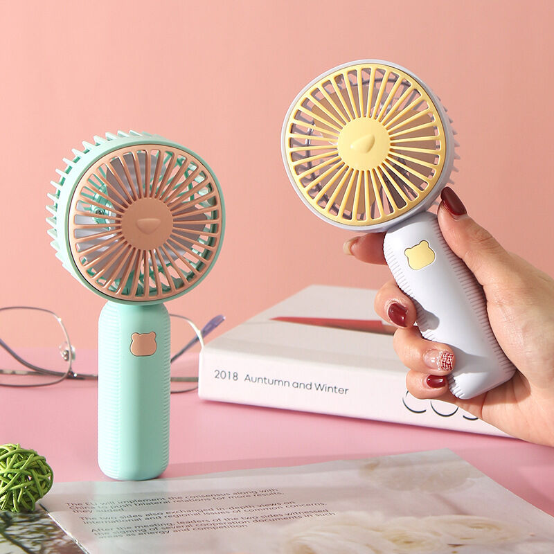 Mini Tragbarer Usb-ventilator - Rosa, Wiederaufladbar, Tragbar-lsw
