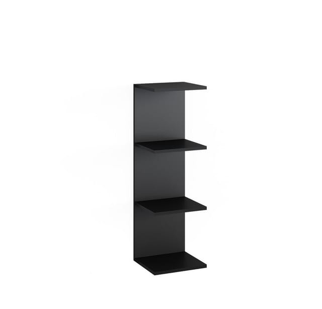 Wandregal Paolo, Schwarz, 30 X 95 Cm Vicco