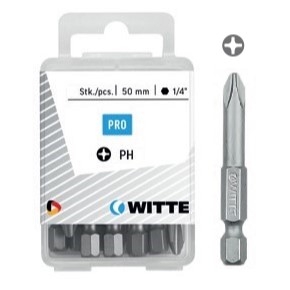Witte-düsen In Kunststoffbox, 50 Mm, Ph 2 – 10 Stück