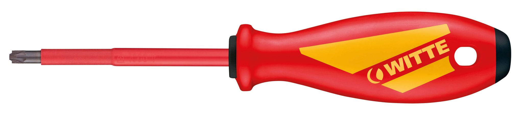 Witte Pozidriv Maxx Vde 1x80 Mm Isolierter Schraubendreher, Sicherheit Bis 1000v.