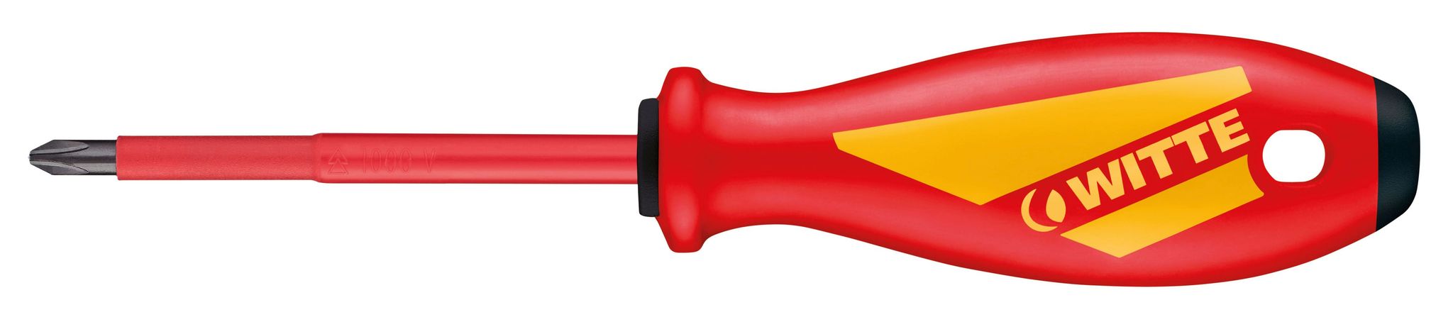 Witte Ph4x200 Mm Maxx Vde Isolierter Schraubendreher Mit Ergonomischem Griff Und Hoher Sicherheit.