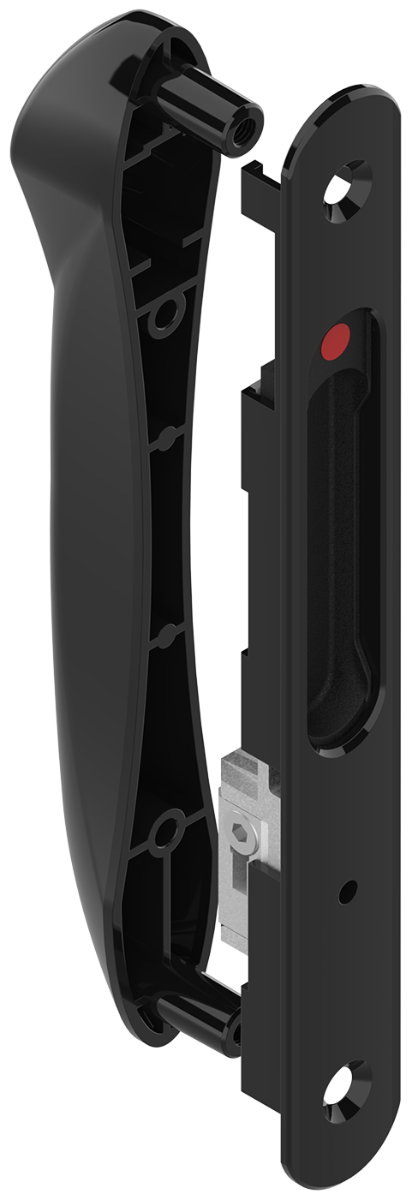 Doppelte Schiebefensterschale Mit Schlüssel Silène 6796 La Croisée Ds - Schwarz - Ds6796-013